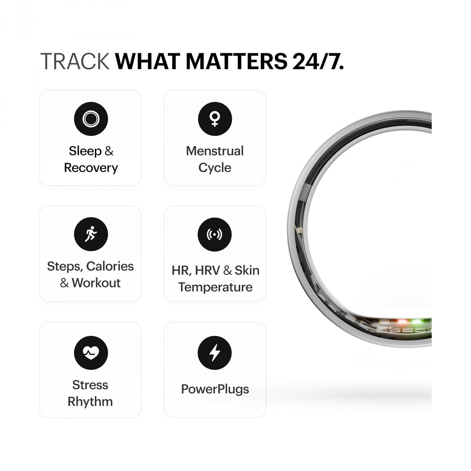 Умное кольцо ULTRAHUMAN Ring AIR (Space Silver)